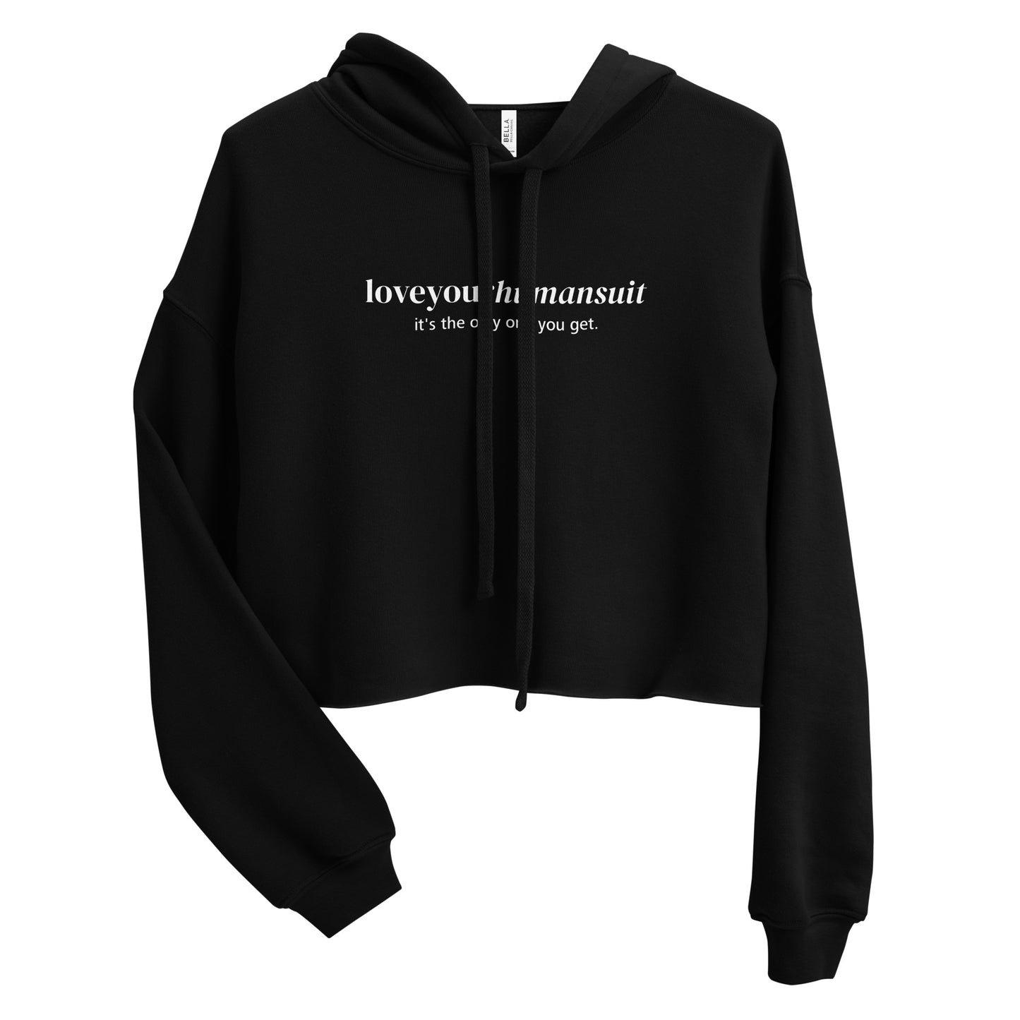 loveyourhumansuit Crop Hoodie