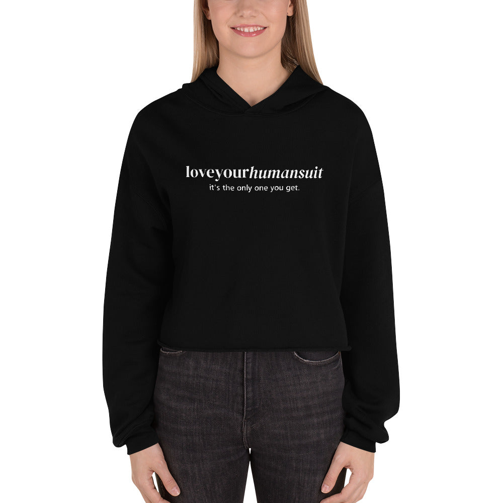 loveyourhumansuit Crop Hoodie