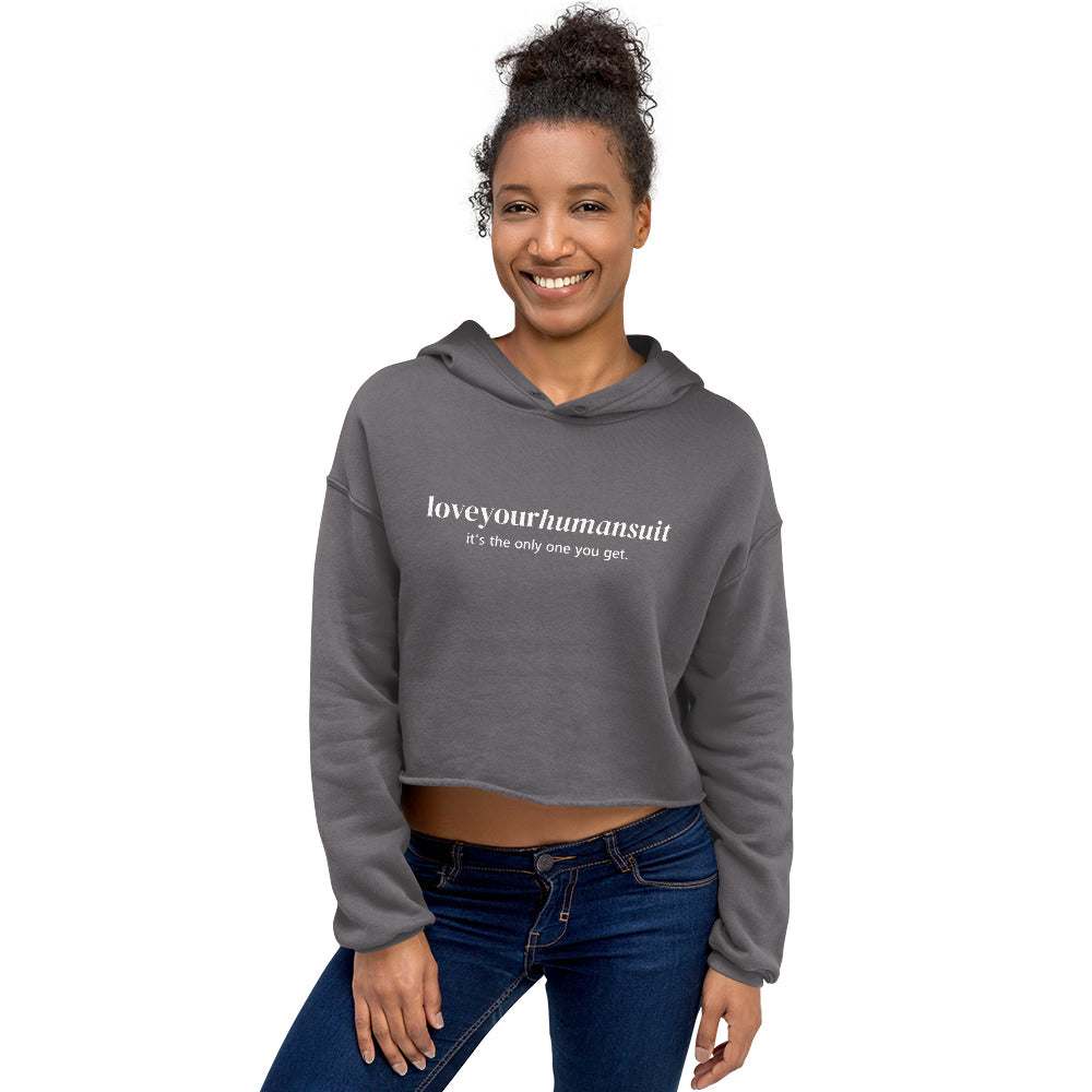 loveyourhumansuit Crop Hoodie