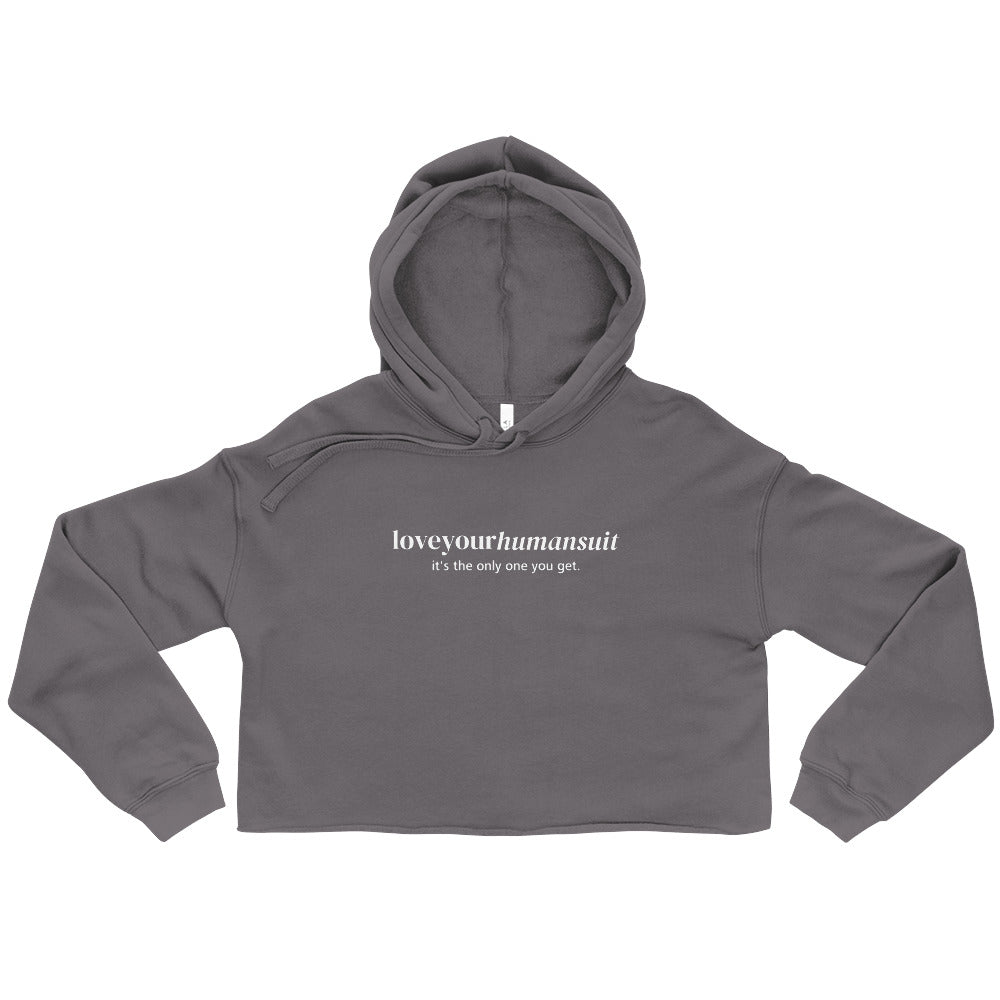 loveyourhumansuit Crop Hoodie